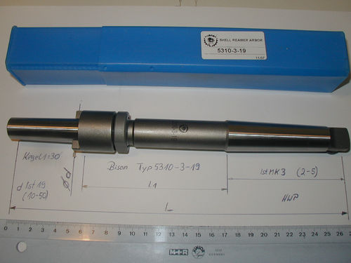 DIN 217 Aufsteckhalter Mk3 bis Mk5 13 bis 50 mm
